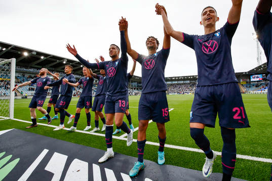 Malmö FFs spelaremed Martin Olsson, Joseph Ceesay och
