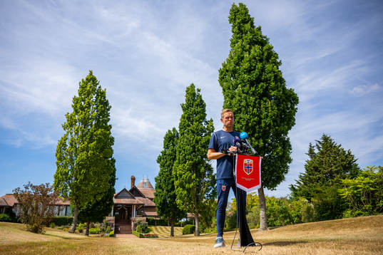 Martin Sjögren, head coach of the Norwegian national