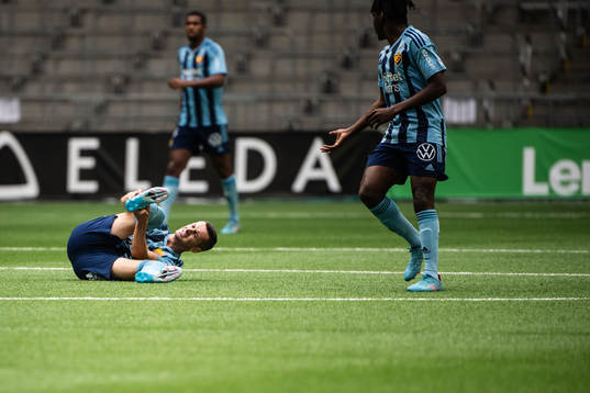 Djurgårdens Haris Radetinac har ont