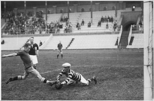 Fotboll, Skåne - Gästrikland. Stockholms Olympiastadion.