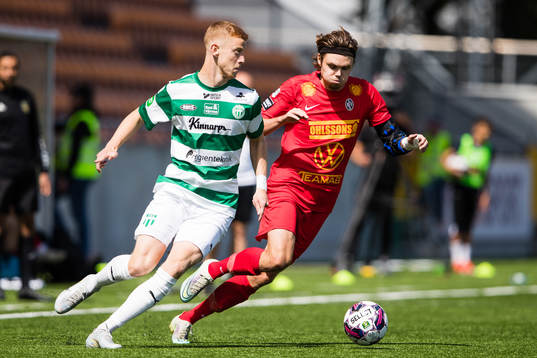 Västerås Daniel Ask och Landskronas Albin Linnér