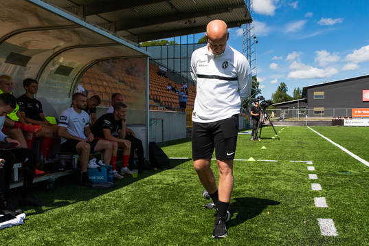 Landskronas tränare Billy Magnusson