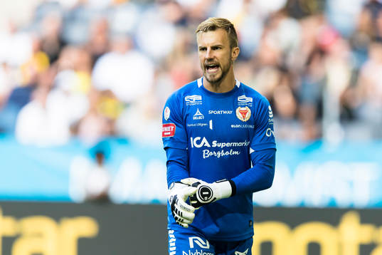 Kalmars målvakt Ricardo Friedrich