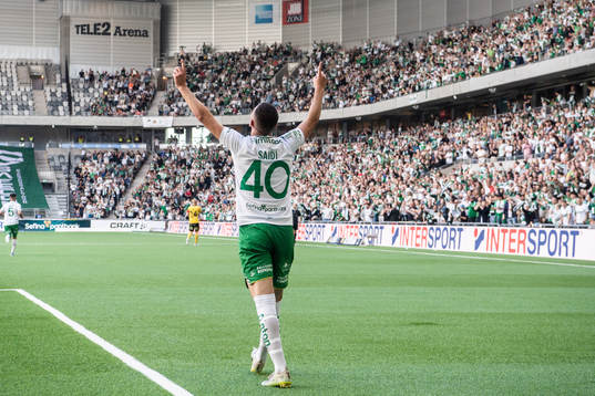 Hammarbys Abdelrahman Saidi jublar