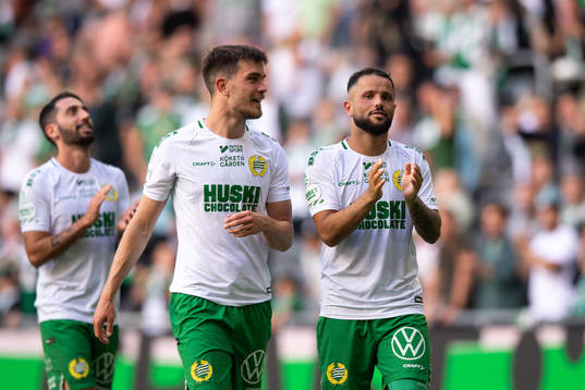 Hammarbys Pavle Vagic och Mohanad Jeahze