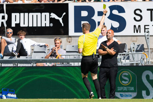 Utsiktens manager Bosko Orovic får en varning