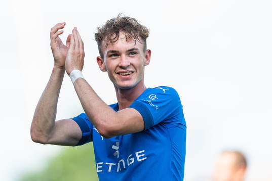 Halmstads Alexander Johansson jublar