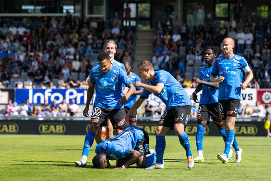 Halmstads Sadat Karim jublar