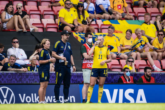 Stina Blackstenius of Sweden