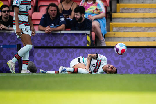 Ana Borges of Portugal in pain