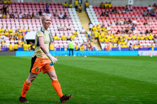 Goalkeeper Hedvig Lindahl