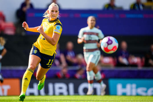 Stina Blackstenius of Sweden