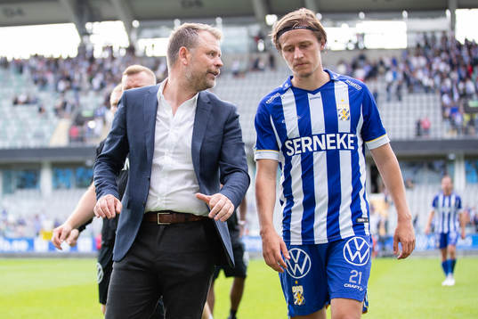 IFK Göteborgs tränare Mikael Stahre och Simon Thern