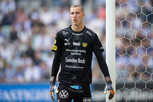 Mjällbys målvakt Samuel Brolin