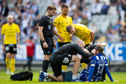 IFK Göteborgs Gustaf Norlin får vård