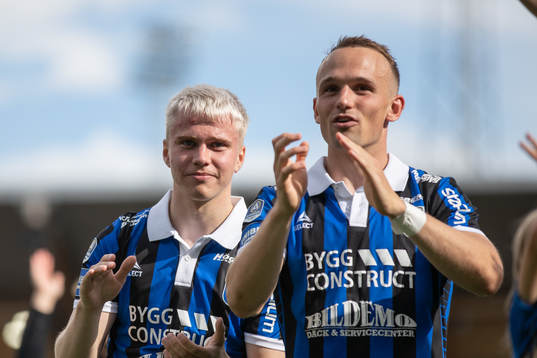 Sirius Oli Valur Omarsson och Aron Bjarnason