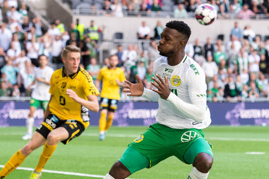 Hammarbys Shaquille Pinas deppar