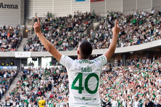 Hammarbys Abdelrahman Saidi jublar