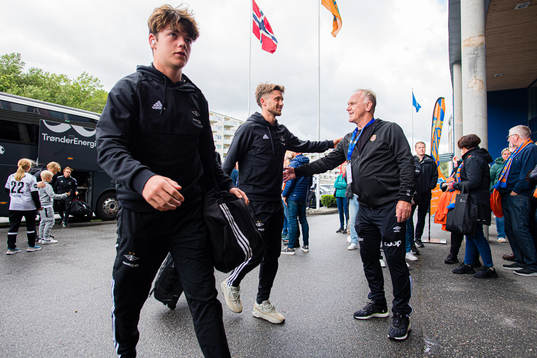 Vebjørn Alvestad Hoff of Rosenborg arrives