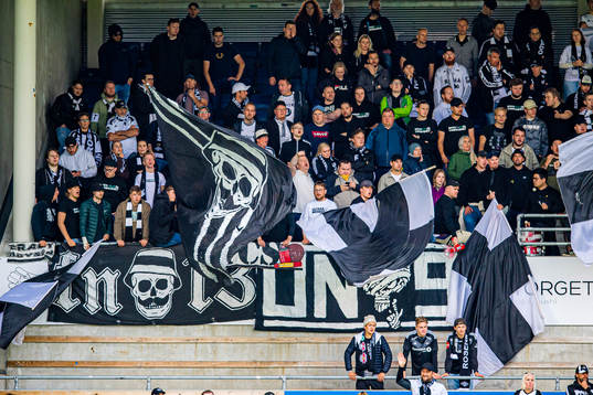 Spectators in the stands