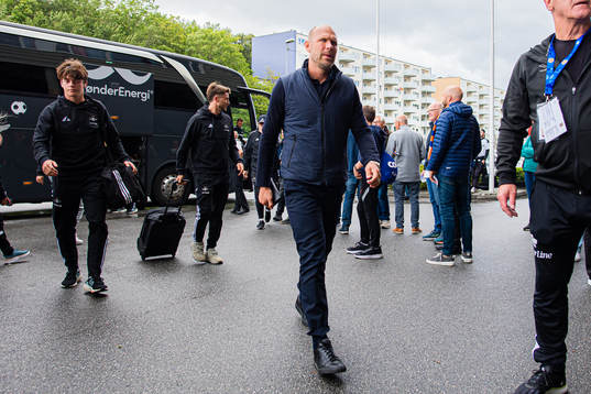 Mikael Dorsin, sports director of Rosenborg, arrives