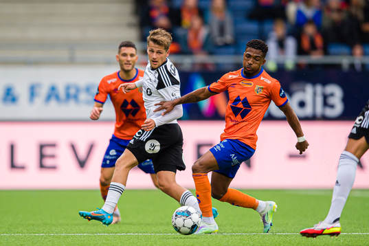 Carl Johan Holse Justesen of Rosenborg and Erikson Spinola