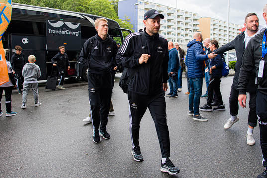 Geir Frigård, assistant coach of Rosenborg, arrives