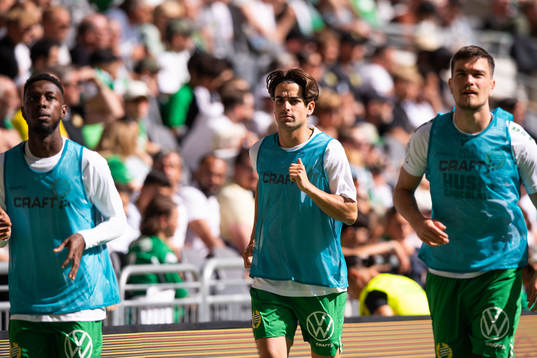 Hammarbys Shaquille Pinas, David Concha Salas och Pavle