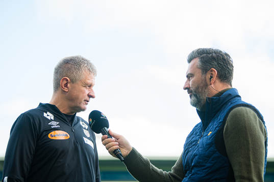 Lars Arne Nilsen, head coach of Aalesund, and Vegard