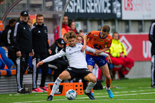 Vebjørn Alvestad Hoff of Rosenborg and Torbjørn Kallevåg