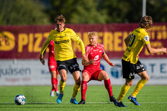 Erik Ansok Frøysa of Raufoss and Sivert Heltne Nilsen of