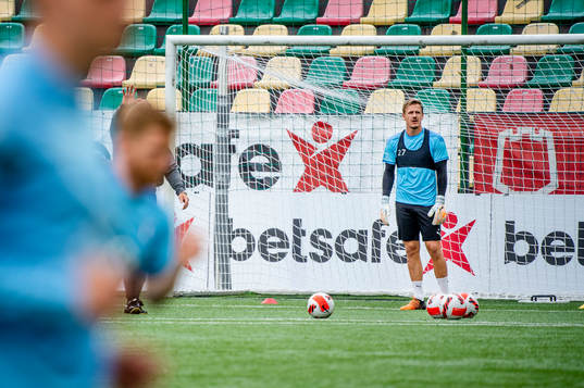 Goalkeeper Johan Dahlin