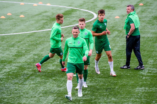 Bläddra bland fler bilder av Football, UEFA Champions League, Zalgiris Vilnius, training