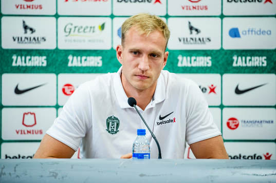 Goalkeeper Edvinas Gertmonas