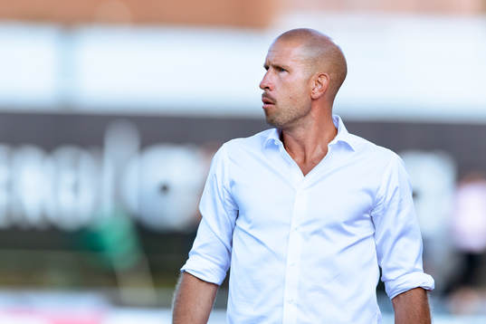 Helsingborgs tränare Mattias Lindström