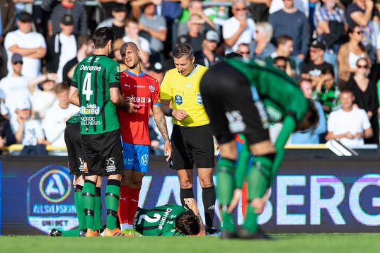 Varbergs Jon Birkfeldt har ont
