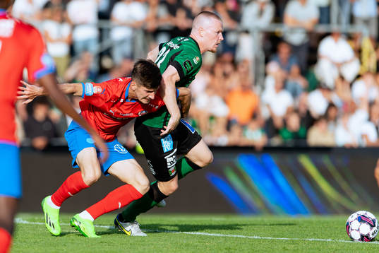 Helsingborgs Armin Gigovic och Varbergs Anton Liljenbäck