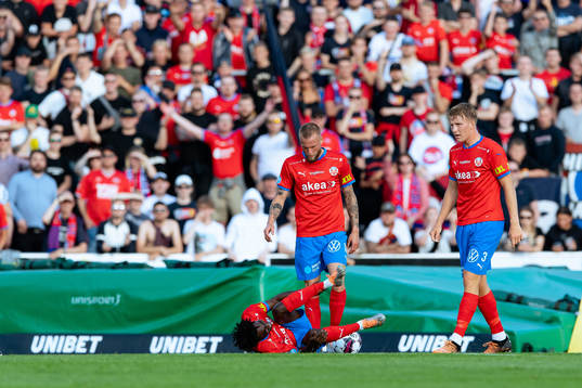 Helsingborgs Alexander Faltsetas  och Casper Widell