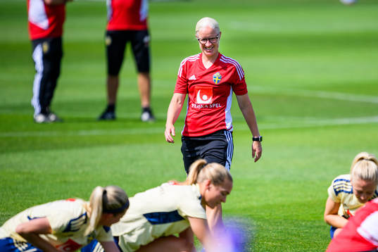 Victoria Sandell, assistant coach of the Swedish women's