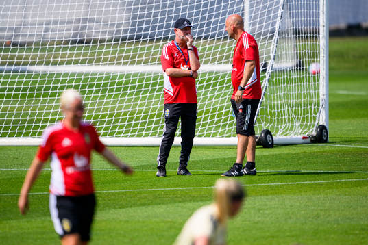 Peter Gerhardsson, head coach and Magnus Wikman, assistant