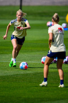 Sofia Jakobsson of the Swedish women's national football