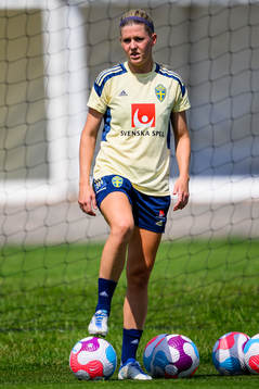 Olivia Schough of the Swedish women's national football