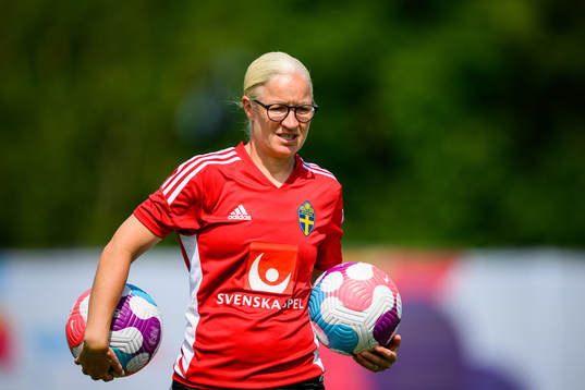 Victoria Sandell, assistant coach of the Swedish women's