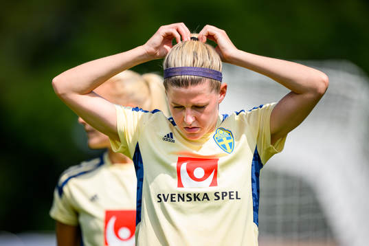 Olivia Schough of the Swedish women's national football