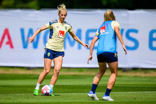 Sofia Jakobsson of the Swedish women's national football