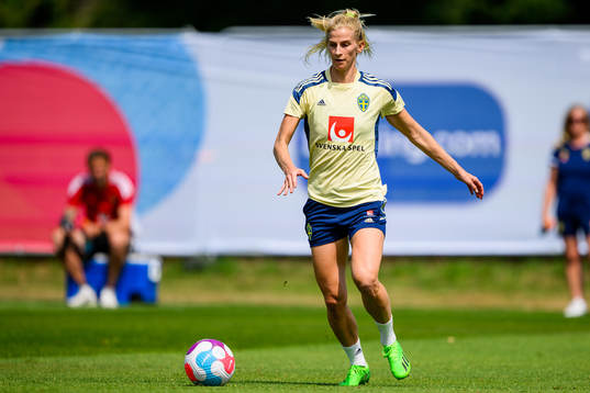 Sofia Jakobsson of the Swedish women's national football