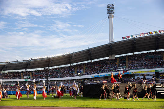 Under invigningen av Gothia Cup