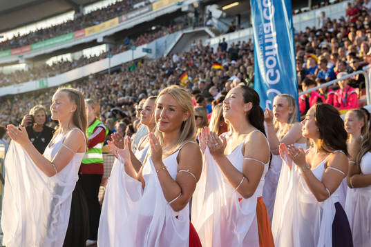 Under invigningen av Gothia Cup