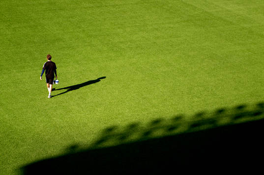 NP3 arena innan fotbollsmatchen i Allsvenskan mellan GIF
