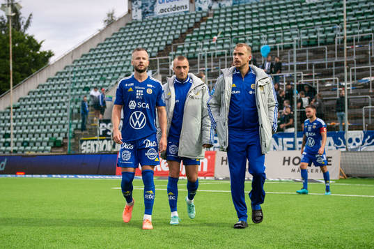 GIF Sundsvalls Robert Lundström, Dennis Olsson och Pontus